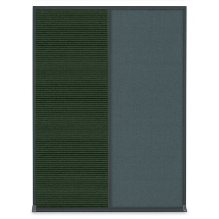 United Visual Products Single Door Radius Plus Corkboard, 18"X UV8000PLUS-BLACK-COBACC
